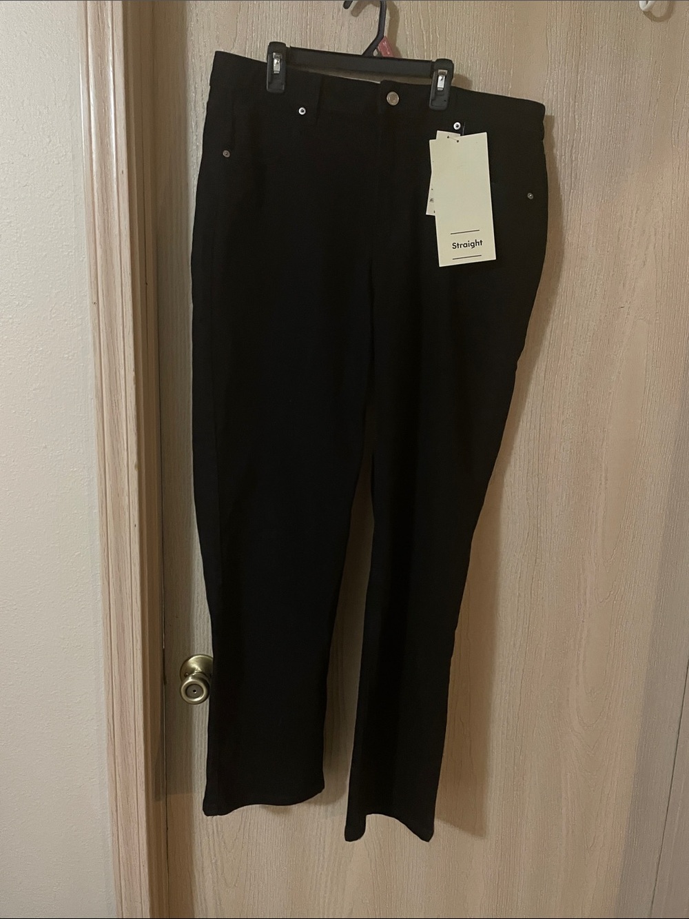 No Boundaries High Rise Straight Leg Jeans - Black